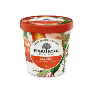 Open image in slideshow, Kohu Road Mango Sorbet Ice Cream_500ml
