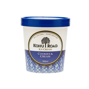 Open image in slideshow, Kohu Road Cookies and Cream Ice Cream 500ml
