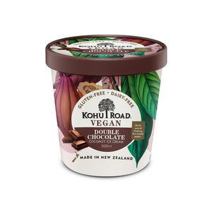 Open image in slideshow, Kohu Road_Vegan_Double Chocolate Coconut Ice Cream_500ml
